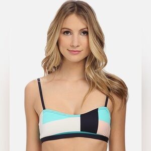 NWT Kate Spade Bikini Women’s Medium Teal and Beige Bikini Set